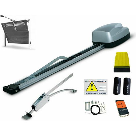Kit Automazione Uniko 100kg 24v Motore Porta Basculante Contrappesi Garage Box