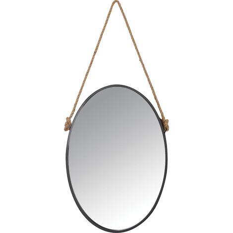 Miroir avec corde Matelot Ovale (1/2)