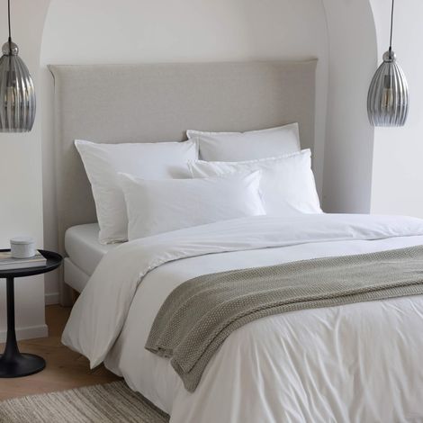 Tête de lit en tissu Almeria Gris chiné 160x120 cm - Someo (1/2)