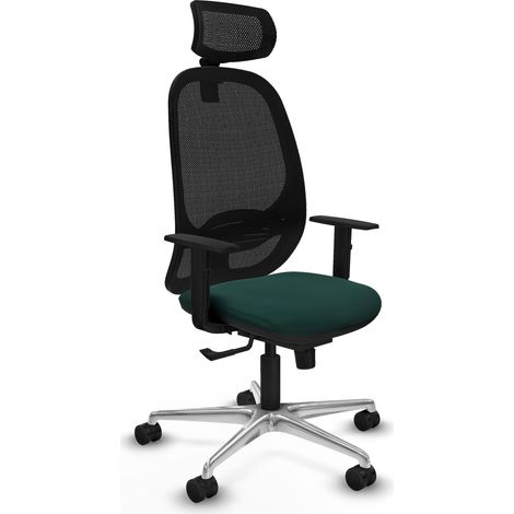 Chaise de bureau piqueras y crespo Cilanco noir mousse (1/2)
