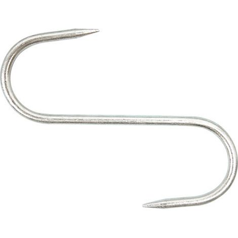 Metzger Esse aus verzinktem Stahl d. 5 mm, l. 120 mm, 2 Stück