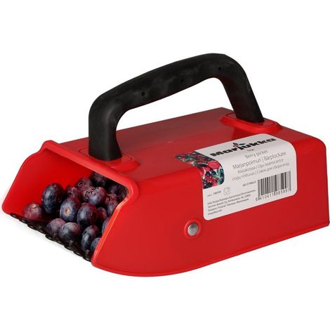 Raccoglitore di Bacche in plastica e Metallo Impugnatura Ergonomica 14x22x14 cm