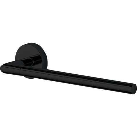 Inda - Porta asciugamani Forum nero opaco L.25 cm (1/2)