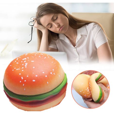 Jouet Anti-Stress Hamburg à Dél compression Lente - Cadeau Original pour Amis et Collègues (1/5)
