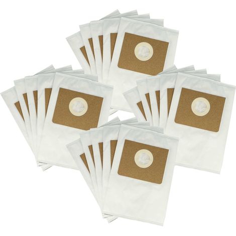 vhbw 20x Sacs compatible avec Kärcher proNT 200, 400 aspirateur - type M 31cm x 21cm blanc (1/4)