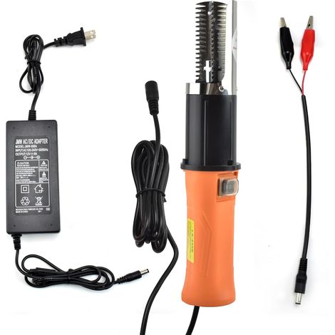 Elektrischer Fischschupper mit Kabel, IPX7 wasserdichte Haupteinheit, bidirektionale Rotation, Dauerbetrieb, elektrischer Fischschäler, professioneller Fischschäler. (1/5)