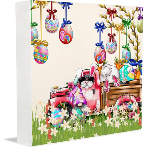 Plaques commémoratives pour chiens, décorations de bureau pour femmes, panneaux en bois pour couples, anniversaire, mariage, Pâques, fête des mères, fête des pères (1/5)