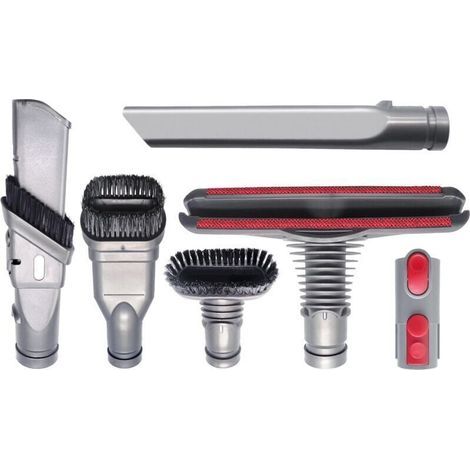 Brosse Kit Accessoires pour Dyson V8 V7 Aspirateur avec Adaptateur,Total Clean Pièces pour Dyson V6 DC45 DC35 DC52 DC29 DC62 DC33 DC34 etc (1/4)