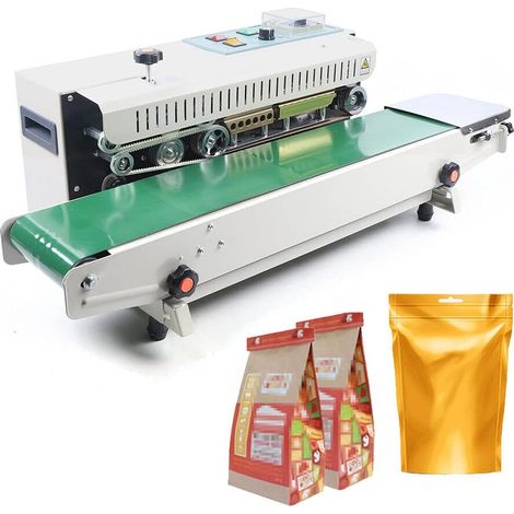 Automatische Maschine zum kontinuierlichen Verstecken von horizontalen Plastiktüten 500 W 6-12 mm (1/5)