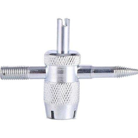 Kit de réparation de valve pneu 4 en 1, outil de valve pneumatique 4 voies pour voiture (1/5)