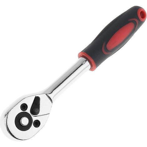 Clé à cliquet 1/4", clé à douille à cliquet, clé à cliquet réversible, clé à cliquet à dégagement rapide, 24 dents (1/5)