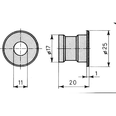 CISA 06086.00 BOCCHETTA A PAVIM SERRATURA 57215- CISA- 1,0 pz