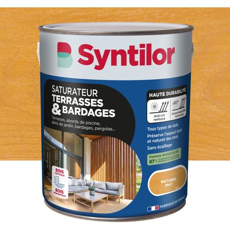 Saturateur Terrasses Et Bardages Syntilor Biosourcé 2,5L Naturel Mat (1/3)