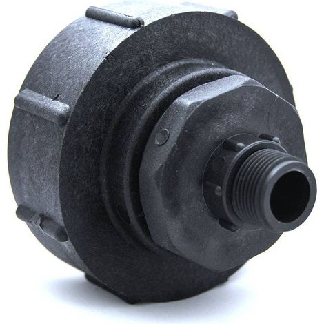 Raccord S100x8 femelle - filetage male 3/4'' BSP (1/2)
