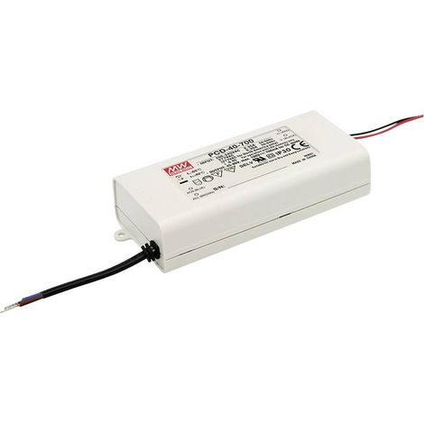 MEAN WELL PCD-40-350B Driver per LED Corrente costante 40 W 0.35 A 70 - 108 V/DC dimmerabile, Circuito PFC, Protezione (1/2)