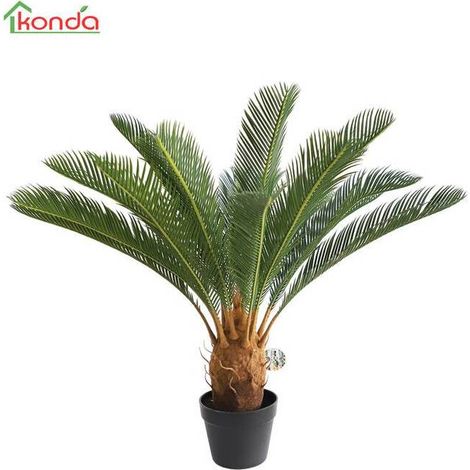 2 x C PIANTA CYCAS ARTIFICIALE 85 CM