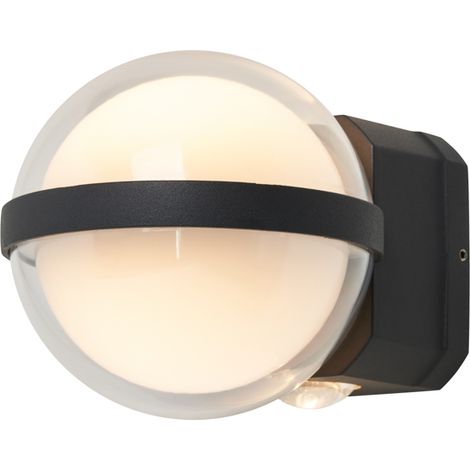 Litecraft Ascella Globe Up & Down Outdoor Wall Light 5 Watt CCT LED - Anthracite (1/5)