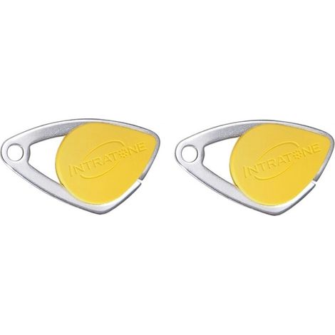 INTRATONE - Lot de 2 Badges mifare de Proximité Intratone jaune 08-0105 - Sécurisé RFID Étanche IP68 Accès Contrôlé pour Copropriétés et Immeubles Programmation par Syndic uniquement