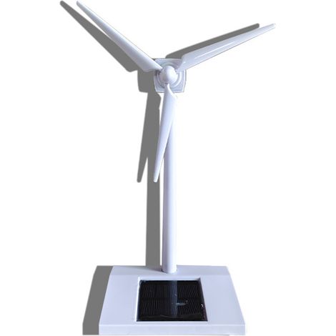 Éolienne Décorative Solaire Ortmia Miniature Bureau Design Zen Intérieur Énergie Renouvelable Sans Fil Plastique Résistant (1/5)