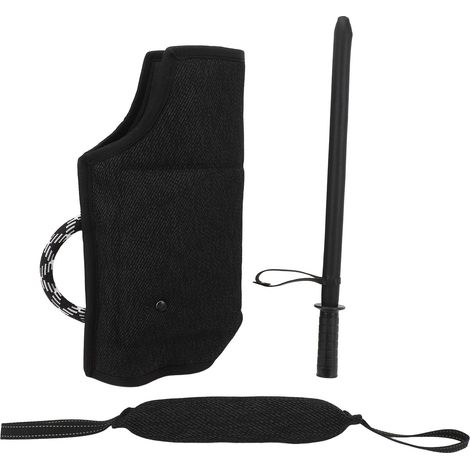 Ensemble de dressage pour chien avec manchon de protection anti-morsure en tissu résistant aux déchirures, bâtonnet de dressage et jouet à tirer pour Berger Allemand et Malinois. (1/5)