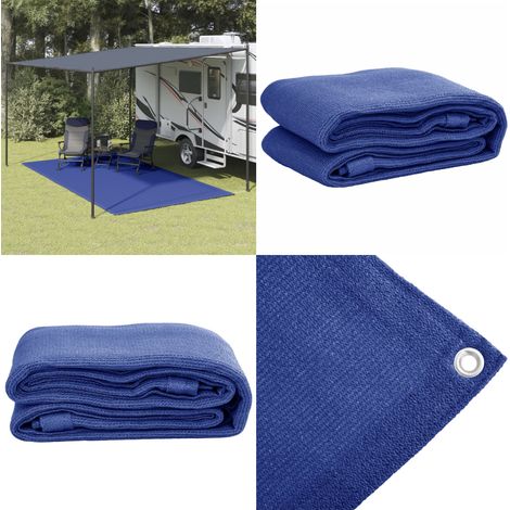 Zeltteppich 250x450 cm Blau - Campingausrüstung - Zeltausrüstung - Outdoormatte - Gartenmatte - Wasserdichte Matte - Home & Living (1/5)
