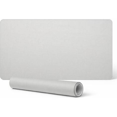 Alfombrilla de escritorio estampada para adolescentes y estudiantes, color gris, 90x45 cm