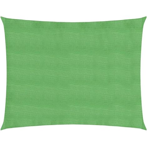 Voile d'ombrage 160 g-m² Vert clair 2,5x3,5 m PEHD (1/5)