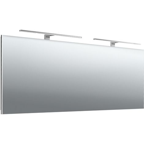 emco mee LED-Lichtspiegel, zwei Aufsatzleuchten, 1600 x 590 mm, (1/5)