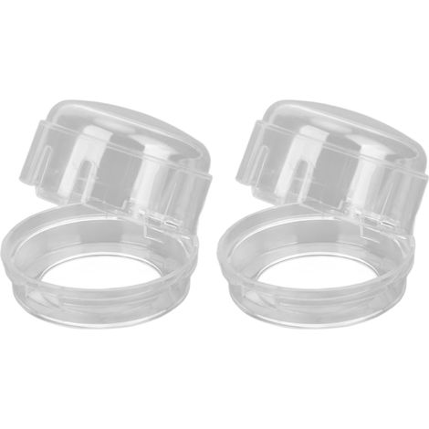 2 pièces Protections Transparentes pour Boutons de Cuisinière à Gaz - Sécurité Enfants (1/5)