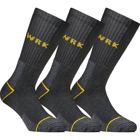 CALZA CORTA NERO (3 PAIA) ANTI INFORTUNISTICA 43/46