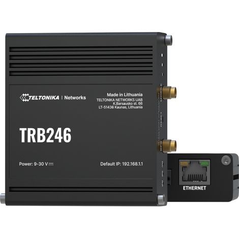 Router Industrial, Puerta IoT LTE Teltonika Trb246, Cat 4, 1x Rj45 100mb/s, Ip30 (1/5)