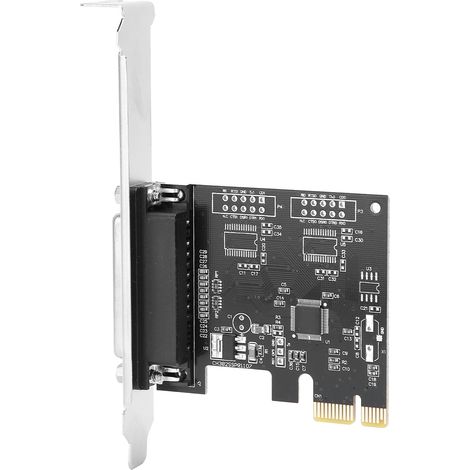 Carte PCI Express 25 broches, adaptateur parallèle PCIe pour port imprimante, extension bureau (1/5)