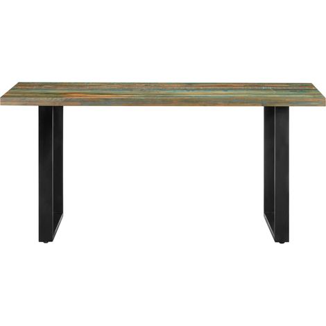 Maison Exclusive - Tavolo da Pranzo 160x80x75 cm in Legno Massello di Recupero (1/5)