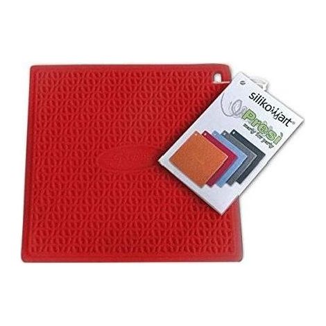 Silikomart Presina Sottopentola in Silicone 17,5 x 17,5 cm Rosso