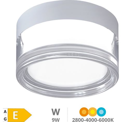 Plafón techo LED 9W IP65 Blanco 140mm