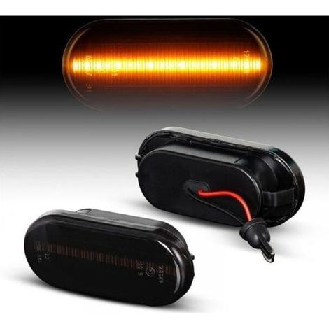 Clignotants LED séquentiels pour VW Golf 3/Polo/Sharan/T5 – Veilleuses latérales étanches – Matériaux anti-corrosion – Installation facile (1/5)