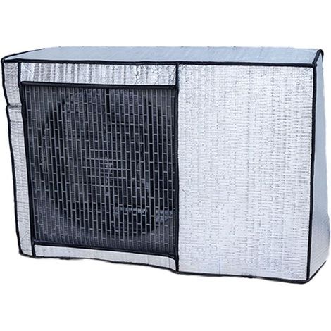 Außenabdeckung für Klimaanlagen aus staubdichter Aluminiumfolie (geöffnet, 80 x 30 x 57 cm) (1/5)