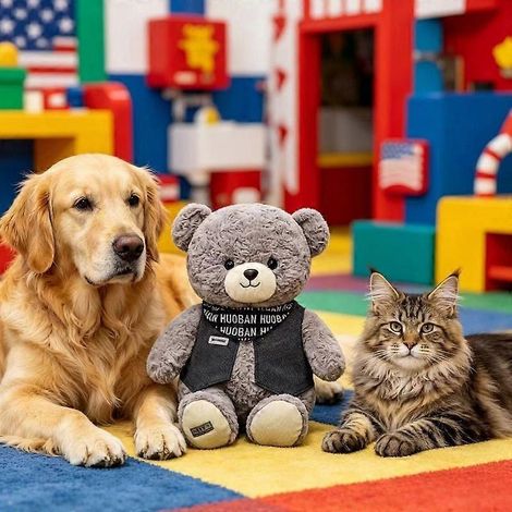 Weiches Plüsch-Hundespielzeug mit Outfit, Kuscheltier-Begleiter, auffälliges Design für kleine bis mittelgroße Hunde (1/5)