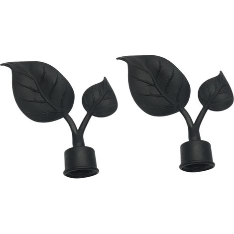Lot de 2 embouts pour barre à rideau , Diam.22 mm (1/5)