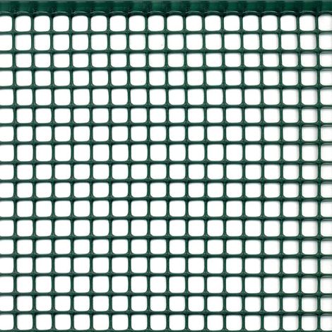 Rete protettiva per balcone da 1x5 mt in plastica con maglia quadrata - Recinzione protettiva per ringhiera o cancelli (1/5)