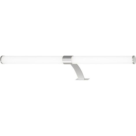 Lampe LED pour miroir 60 cm 8 watts 4000 Kelvin 1040lm chrome Briloner