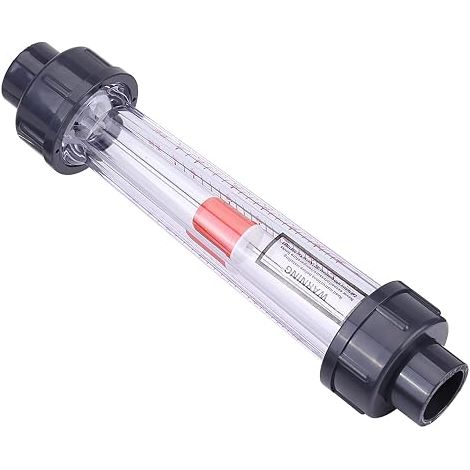 25-250L/H Débitmètre à tube plastique, Débitmètre liquide en plastique LZS-15 DN15 Pour tester le liquide d'écoulement instantané (1/5)