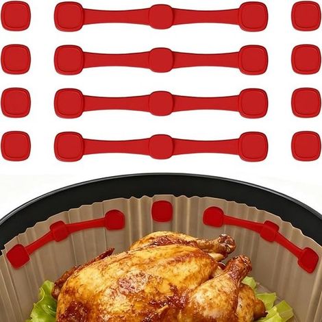 Airfryer-Magnet für Backpapier, 12 Silikonmagnete (1/5)