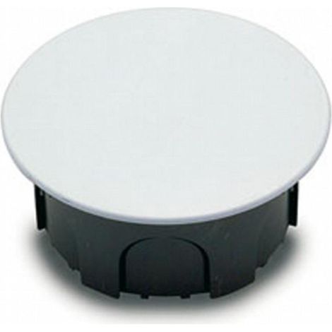 FPLUS caja empalme redonda 40x80 gar , Caja para empotrar con tapadera de garra.