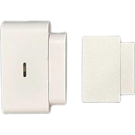 Einstellbare Empfindlichkeit in 5 Stufen, Vibrations-Glasbruchsensor + magnetischer Türsensor, benötigt ein zentrales Alarmsystem zum Betrieb. (1/5)