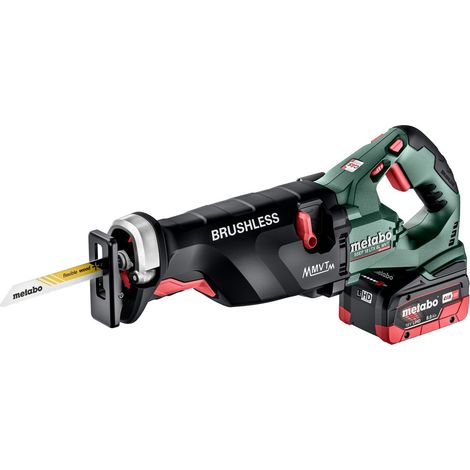 METABO Akku-Säbelsäge SSEP 18 LTX BL MVT (602258810) metaBOX 165 L 18V 2x8Ah LiHD + ASC 145 (1/5)