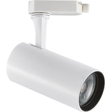 Illuminazione A Binario Contemporanea Fox Alluminio Nero Led 8W 4000K Ip20