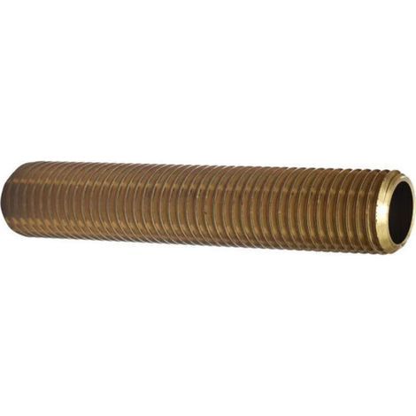 Bobine en laiton filetée 15 × 21 mm (1/2 pouce), longueur 10 cm – Lot de 1 pièce (1/2)