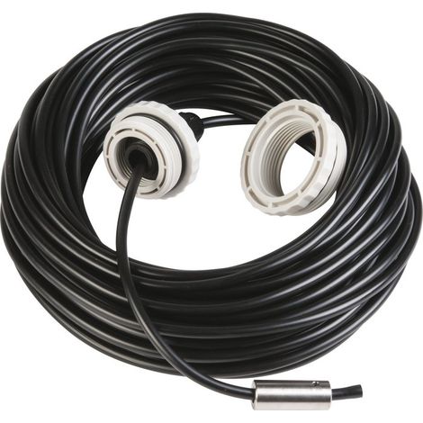 Tuyau flexible pour gaz – Longueur 20m – Filetage plomberie R 1" – Pression nominale PN 16 – Plastique certifié – Raccords inclus – Afriso