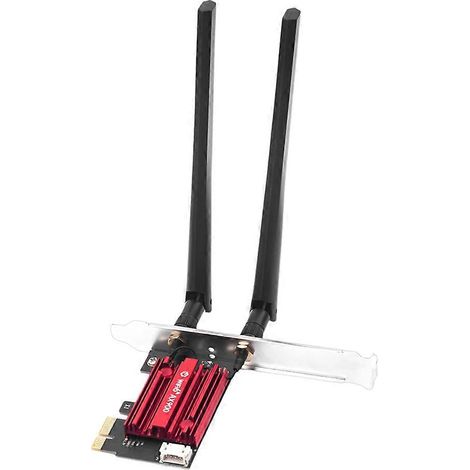 Carte réseau WiFi 6 PCIe AX900, prend en charge Bluetooth 5.4, double bande 2,4G/5,8GHz, antenne externe, adaptateur gaming/PC. (1/5)